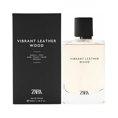 زارا نابضة بالحياة الجلود الخشب كولونيا للرجال EDP ماء العطر 100 ML 3.38 FL OZ