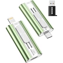 SCICNCE 512GB Flash Drive Intended for Phone, USB External Memory Stick Storage Backup for Photos Videos, Plug and Play No APP Required, Compatible with iPhone iPad Android and Computers (Green)