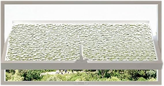 House Window, Flush Mount Rectangle Metal Window, Replacement Tempered Glass Window with Handles for Bathroom Kitchen(White-A,100x40cm/39.4x15.7in)