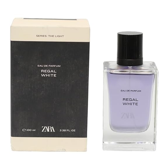 عطر زارا ريجال الأبيض للرجال مع ماء جوز الهند والكستناء ونجيل الهند عطر خشبي حديث للرجال برائحة غريبة ومتطورة أو دو برفيوم سبراي 100 مل (3.38 أونصة)