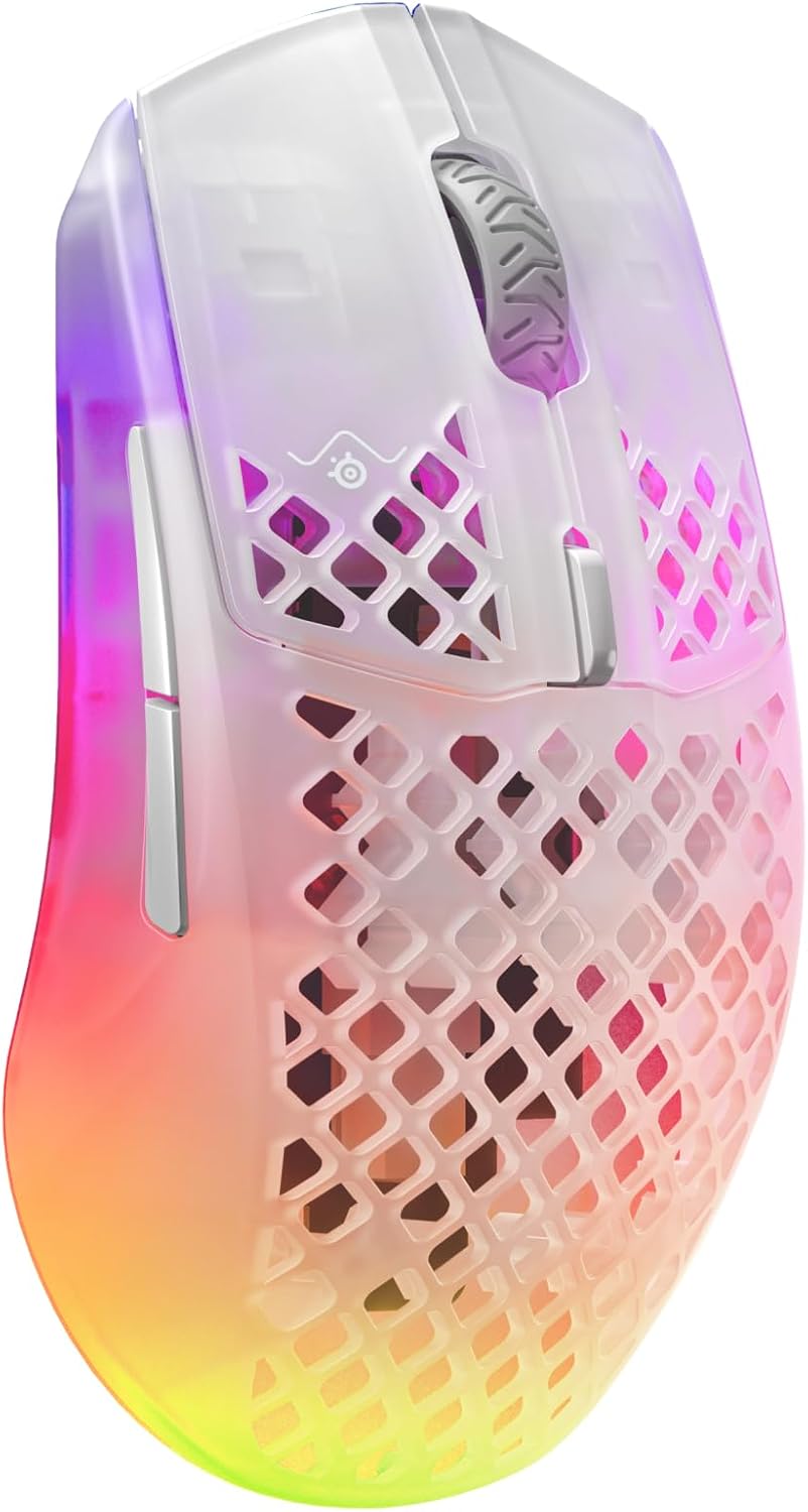 SteelSeries Aerox 3 Wireless Ghost Edition ماوس الألعاب