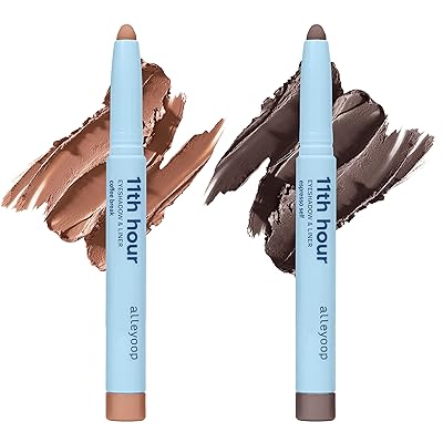 مجموعة ظلال العيون الكريمية ALLEYOOP 11th Hour - Coffee Break Matte & Espresso Self Matte - ظلال عيون مقاومة للماء والتلطيخ والتجاعيد لأكثر من 11 ساعة